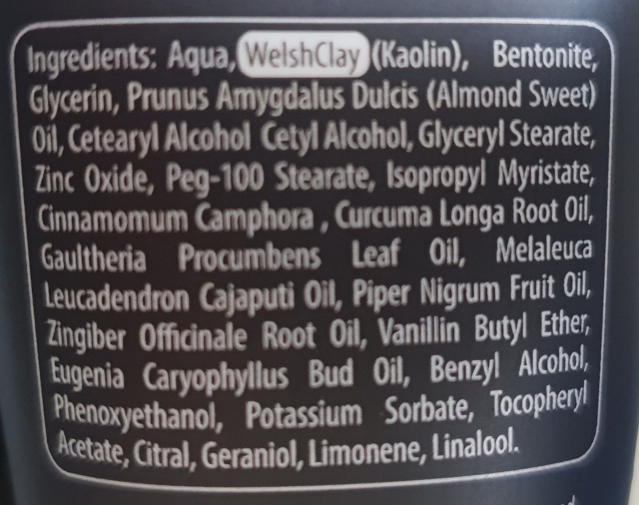 Draig Balm – Welsh Clay Hot Muscle & Joint Rub by CLAI